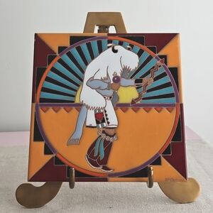 SCARCE DM RATION Kochina Ceramic Art Tile 7.75" x 7.75"
